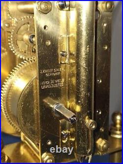 Rare Unusual Kaiser Universe Moon Dial & Globe German Anniversary Clock Working