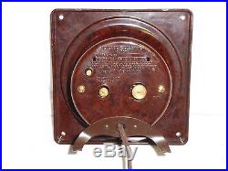 Rare Vintage Art Deco Bakelite 1940's GE Alarm Clock MODEL 7H98 USA