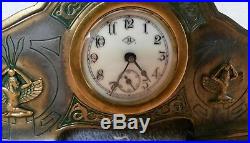 Rare Waterbury Benedict Karnack Egyptian Revival Art Deco Clock