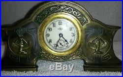 Rare Waterbury Benedict Karnack Egyptian Revival Art Deco Clock