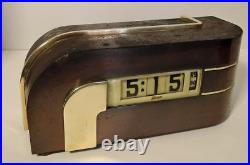 Rare Working Lawson Zephyr Clock P 40 Style 304 Deco 1937 Design, Pasadena Ca