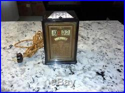 Rare and Stylish GE Telechron AB8B02 Art Deco Bakelite Clock Works Great! 1930's