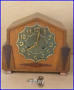 Rare model Art Deco Shelff / mantle clock! NICE CHIME