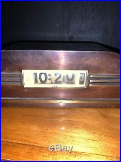Rare vintage KEM WEBER Lawson Electric Clock p40 / Style 490 art deco streemline