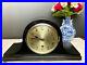 Restored, Ebonised, Beautiful Westminster Chiming Mantel Clock with Key Pen GWO