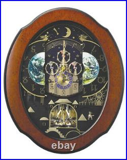 Rhythm Clocks Timecracker Cosmos Magic Motion Clock (4MH879WU06)