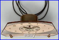 Rose` Mirror Art Deco GE Alencon Clock mod. #6H02, Runs & Keeps Time Rainbault