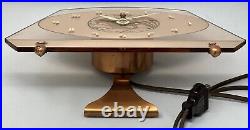 Rose` Mirror Art Deco GE Alencon Clock mod. #6H02, Runs & Keeps Time Rainbault