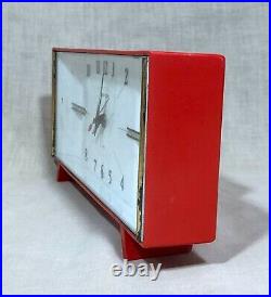 SEIKO ROBIN Vintage 1950's 1960's Mantel Table Alarm Clock Retro Rare /