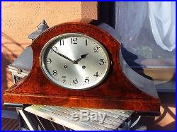 SELDOM BEAUTIFUL ORIGINAL JUNGHANS ART DECO mantle mantel shelf clock 1927