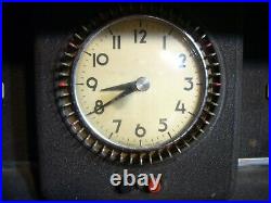 Select-O-Switch Art Deco Electric Clock Timer Lamp Light Desk Metal GE HOLTZER