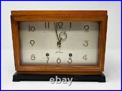 Seth Thomas 50s E515-003 Chiming Mantle Clock Art Deco Original Cond withKey Works