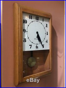 Seth Thomas Art Deco Ragulator Wall Clock
