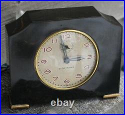 Seth Thomas clock Rd. 1931 made in canada Catalin art deco withalarm working