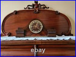 Smiths Empire Clock Quality English Maker 1930 Art Deco Napoleon Hat Clock