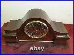 Smiths Empire Clock Quality English Maker 1930 Art Deco Napoleon Hat Clock