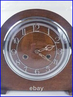 Stunning And Rare Smiths Enfield Antique Art Deco Striking Mantel Clock, 1956