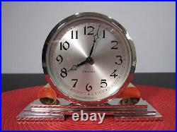 Stunning Chelsea Mayfair'' Clock Art Deco Desk Style German Quartz Works