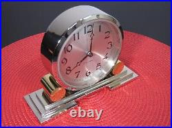 Stunning Chelsea Mayfair'' Clock Art Deco Desk Style German Quartz Works