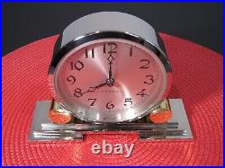 Stunning Chelsea Mayfair'' Clock Art Deco Desk Style German Quartz Works