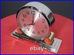 Stunning Chelsea Mayfair'' Clock Art Deco Desk Style German Quartz Works