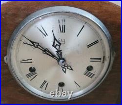 Stunning Enfield Royal Art Deco Westminster Chiming Mantel Wooden Clock England