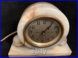 Sunbeam ETERNATIME Marble Mantle Vintage Clock @ES