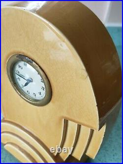 Superb Art Deco Mantel Clock- Saint Clément(St Clément)- France 873