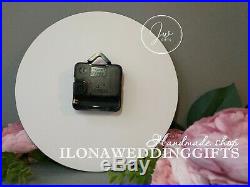 Swarovski Crystal Rhinestone Bling Sparkle Silent Wall Clock Watch Elegant Gift