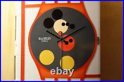 Swatch Damien Hirst Disney Mickey The True Original Maxi Wall Watch Clock MGZ323