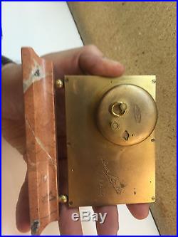 Swiss Art Deco Didisheim Goldschmidt Le beau moulin Clock, automat handpainted
