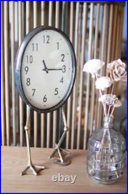 Table Clock With Duck Feet Multi