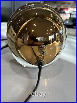 Telechron 3H159 The Suave Mercury Glass Roman Numeral Desk Clock Works