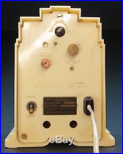 Telechron #700 Electrolarm Restored Illuminated Art Deco Electric Alarm Clock