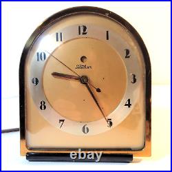Telechron Art Deco Electric Clock Model 4F67 1940 Vintage