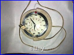 Telechron Art Deco Retro Vintage Electric Wall Clock 2H17 Collectible Antique