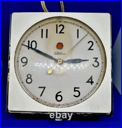 Telechron CONSORT Electric Clock Model# 2F01 Vintage USA MADE