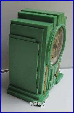 Telechron Electrolarm Illuminated Art Deco Electric Alarm Clock