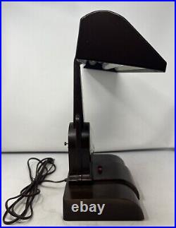 Telechron Litemaster Machine Age/Deco Clock/Lamp Runs-Keeps Time & Lights Work