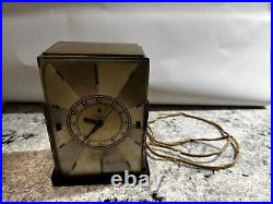 Telechron Paul Frankl Modernique Art Deco Clock Model M1 Rare! Collectible