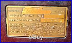 Telechron Skyscraper Bakelite Art Deco Alarm Clock Vintage Parts/Repair