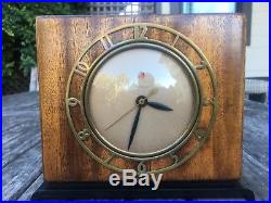Telechron Traymore Clock Gorgeous Art Deco Works Perfectly