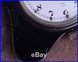 Tiffany 1920s Vtg Art Deco 8 Day Boudoir Clock Ticks 15j Concord Radium Dial