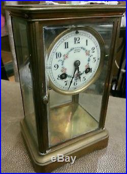 Tiffany Carriage Clock Made in France 30's ART DECO