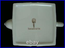 Tiffany & Co. Art Deco 550 Broadway Building Atlas Clock White Porcelain Teapot