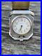 Tiffany & Co Sterling Silver Art Deco Travel Clock 8 Day Swiss Movement