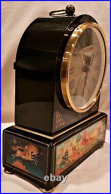USSR ERA RUSSIAN VESNA CLOCK on MSTERA DECORATED MANTLE LIMITED EDITION