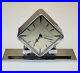 Unusual & Interesting c. 1930 German Deco Nickeled Metal Streamline Alarm Clock