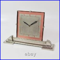 Unusual and Rare OMEGA 1930's Art Deco Machine Age Clock
