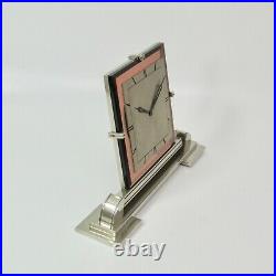 Unusual and Rare OMEGA 1930's Art Deco Machine Age Clock
